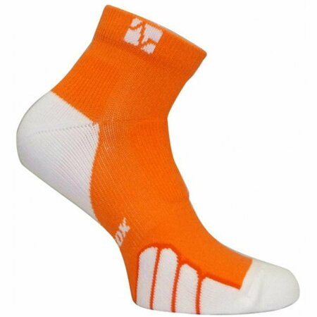 VITALSOX VT 1110T Tennis Ghost Drystat Plantar Support Odor Resistant, Socks Pairs, Orange - Large VI459721